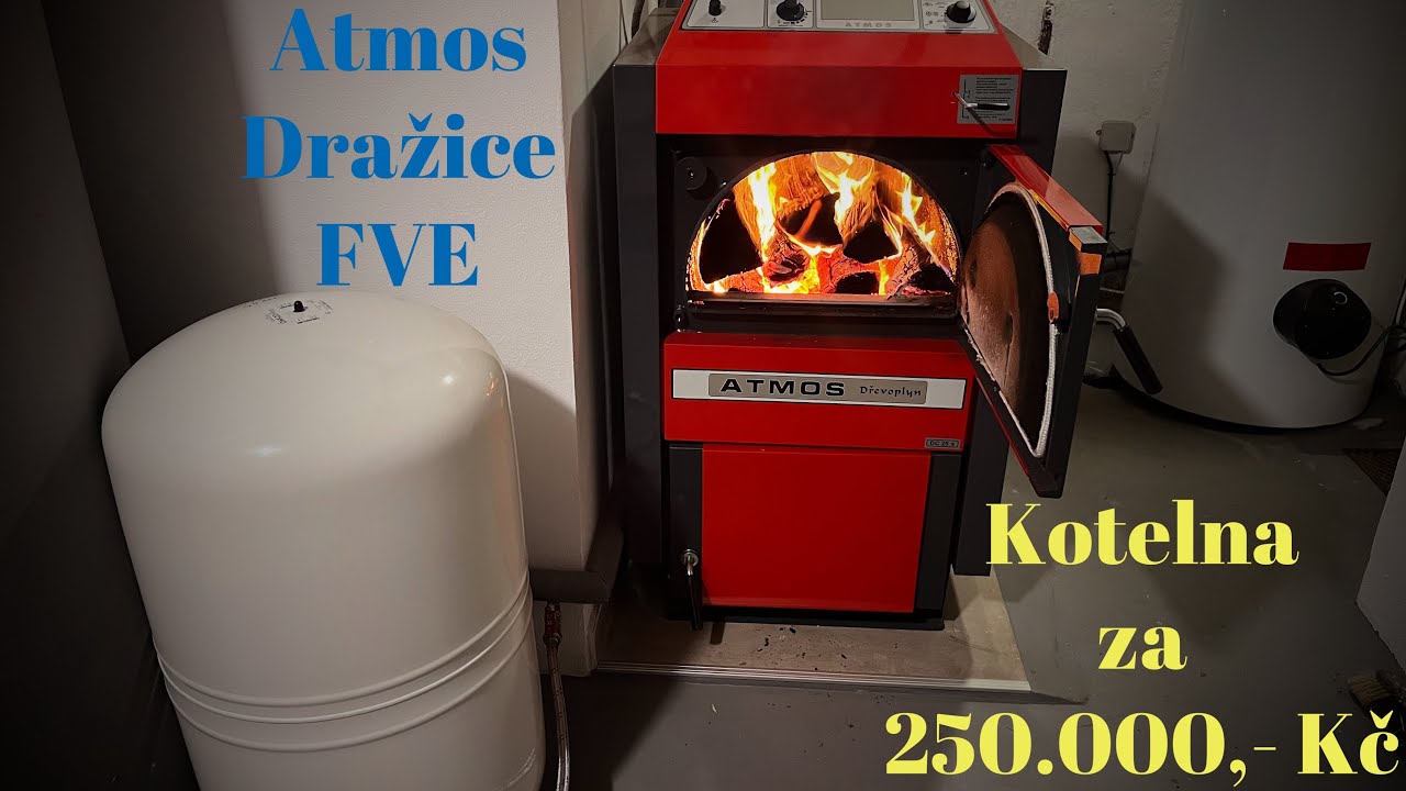 Kotel, akumulační nádrže, FV panely