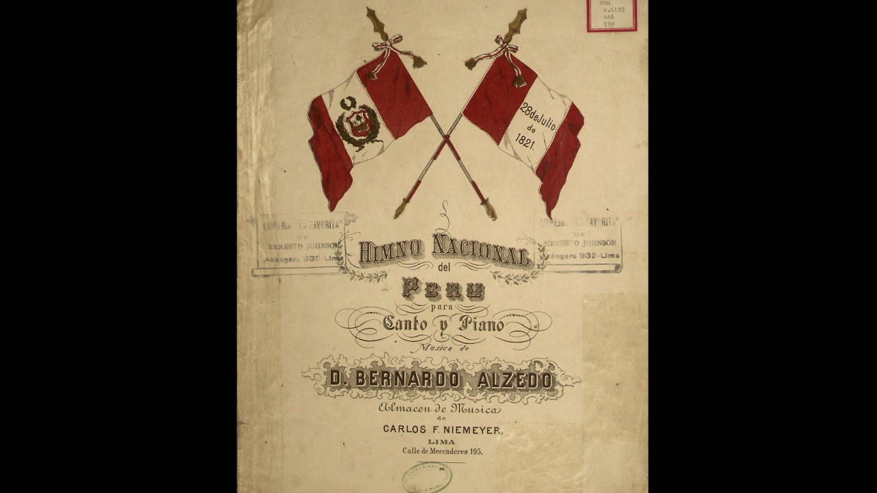 Himno Nacional del Perú [1900] (Con introducción perdida, [1821?])