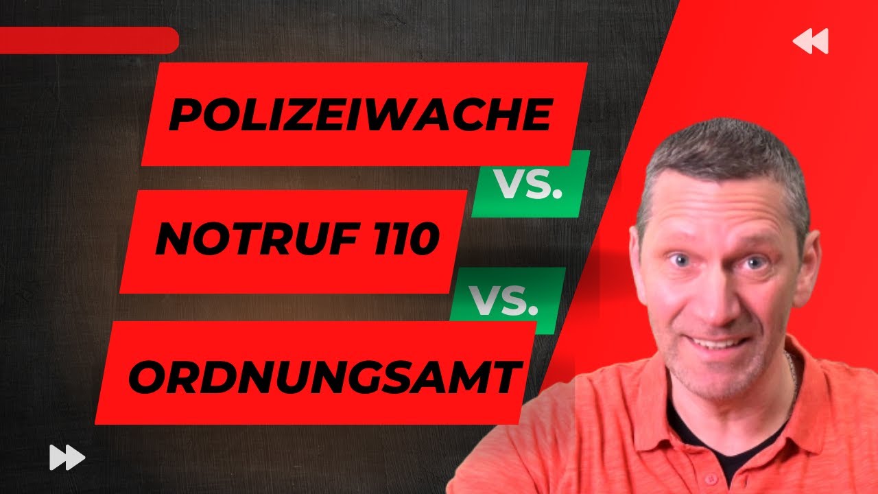 Wer hilft im Notfall am besten? Polizeiwache, Notruf 110 und Ordnungsamt bei Hundeangriff!