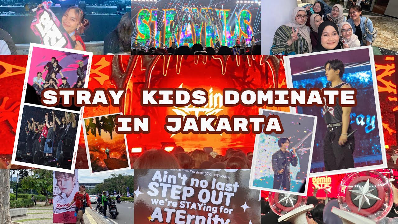 [STAY VLOG] STRAY KIDS dominATE CONCERT in JAKARTA❤️🖤| Concert prep, sound check, etc