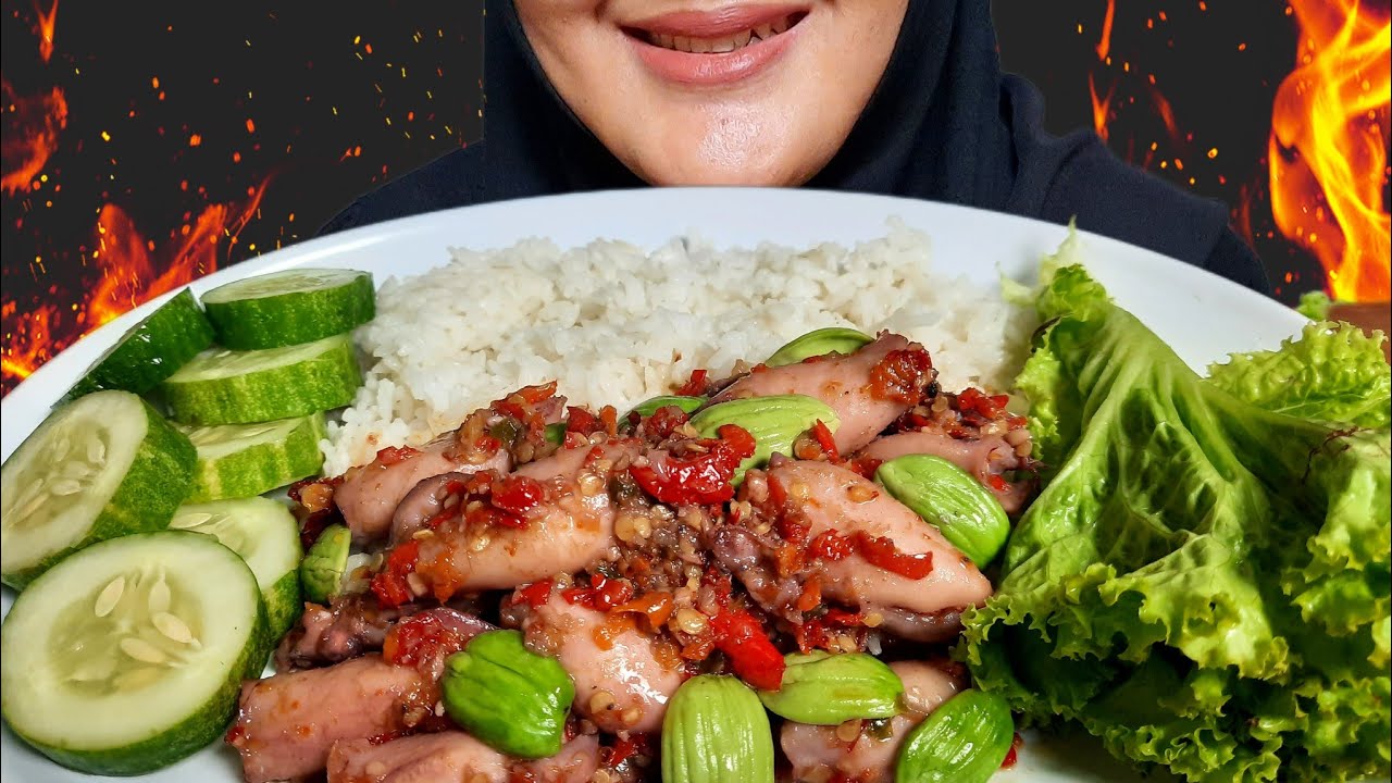 MUKBANG // CUMI LAUT PEDAS VIRAL + PETE MAKIN NIKMAT #fyptiktok