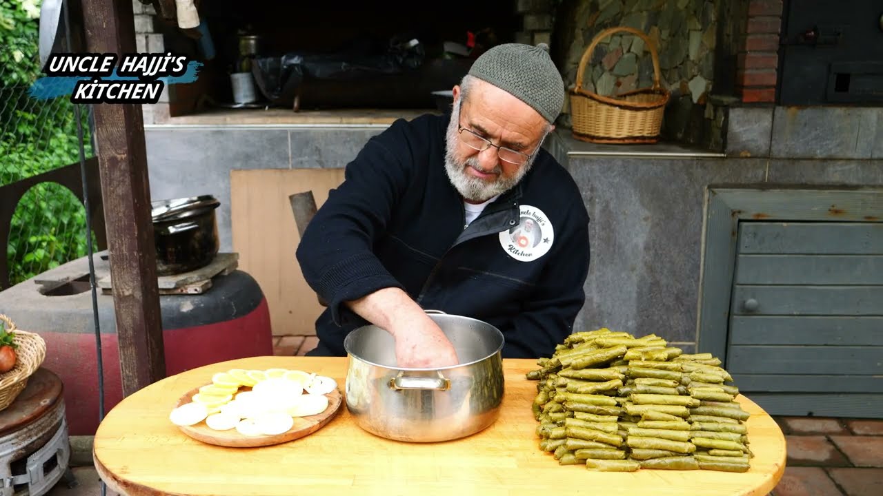 ДОЛМА 🍇🌿 ФАРШИРОВАННЫЕ ВИНОГРАДНЫЕ ЛИСТЬЯ ПО-ТУРЕЦКИ 👨‍🍳 КУЛИНАРИЯ ДЕРЕВЕНСКАЯ ЖИЗНЬ