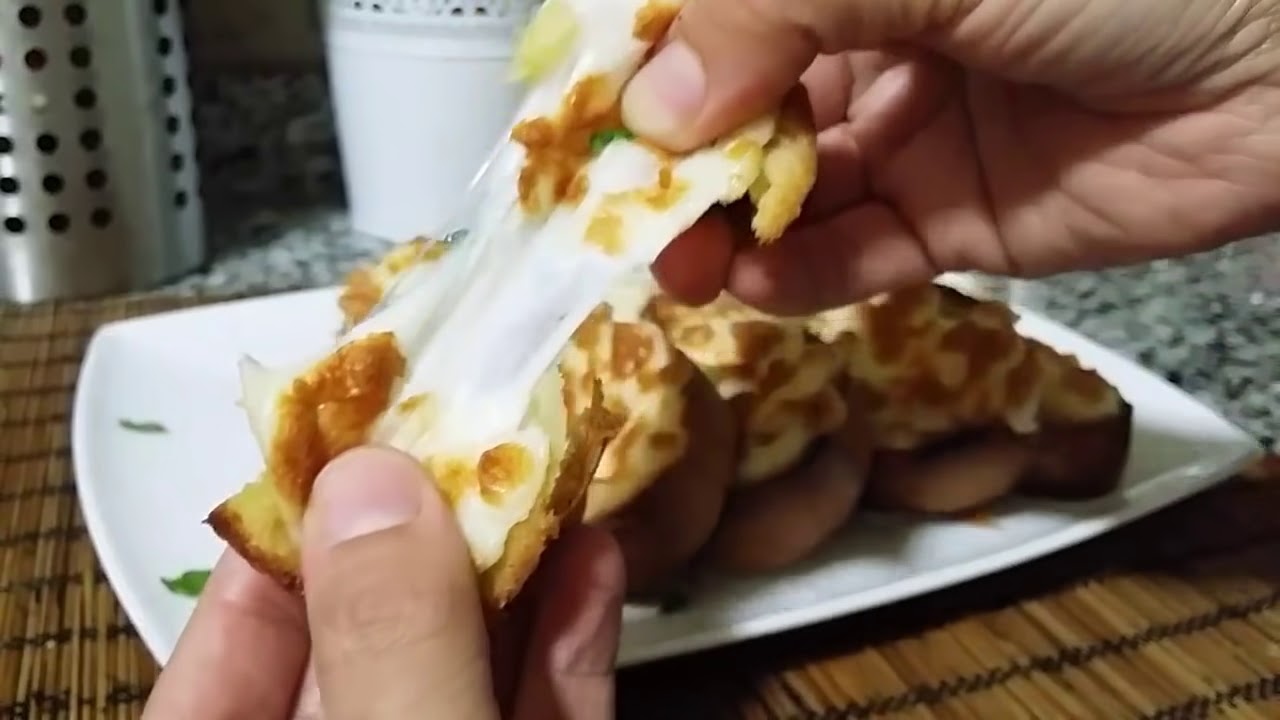 خبز الثوم بتاع بيتزا هات من مطبخ مروة الشافعى