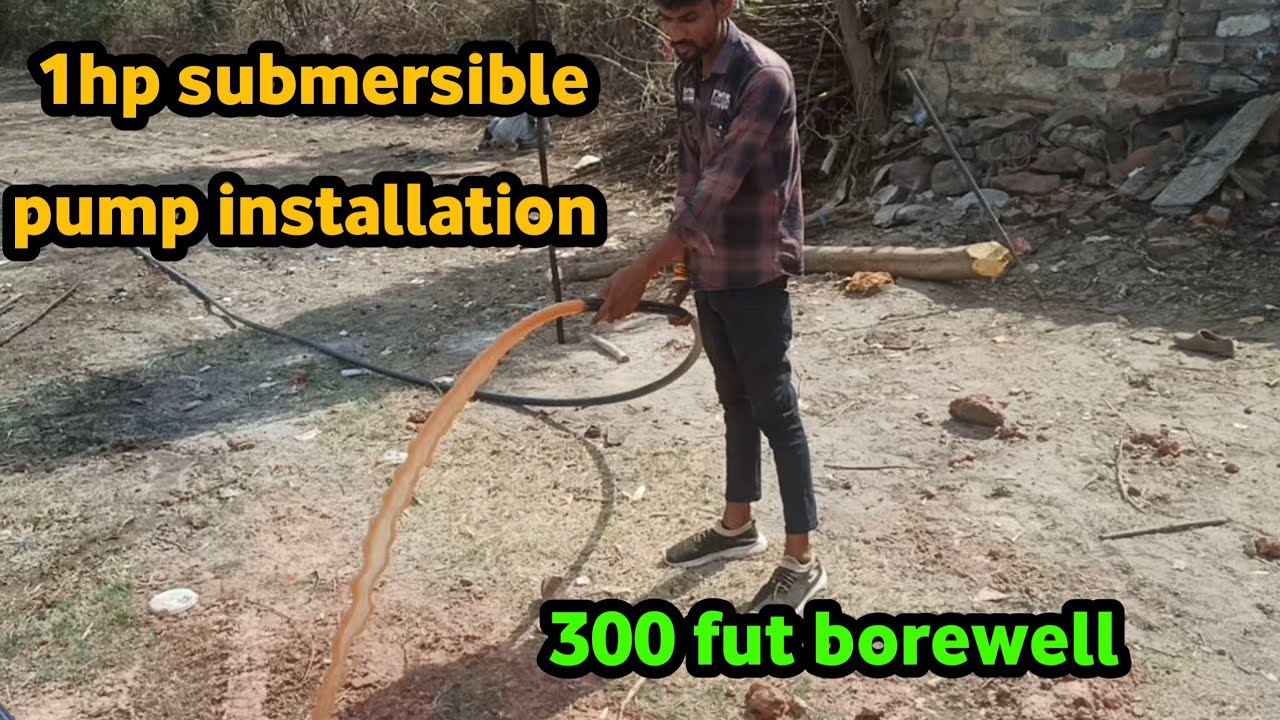 How to Install a 1hp Submersible Water Pump for Your Well