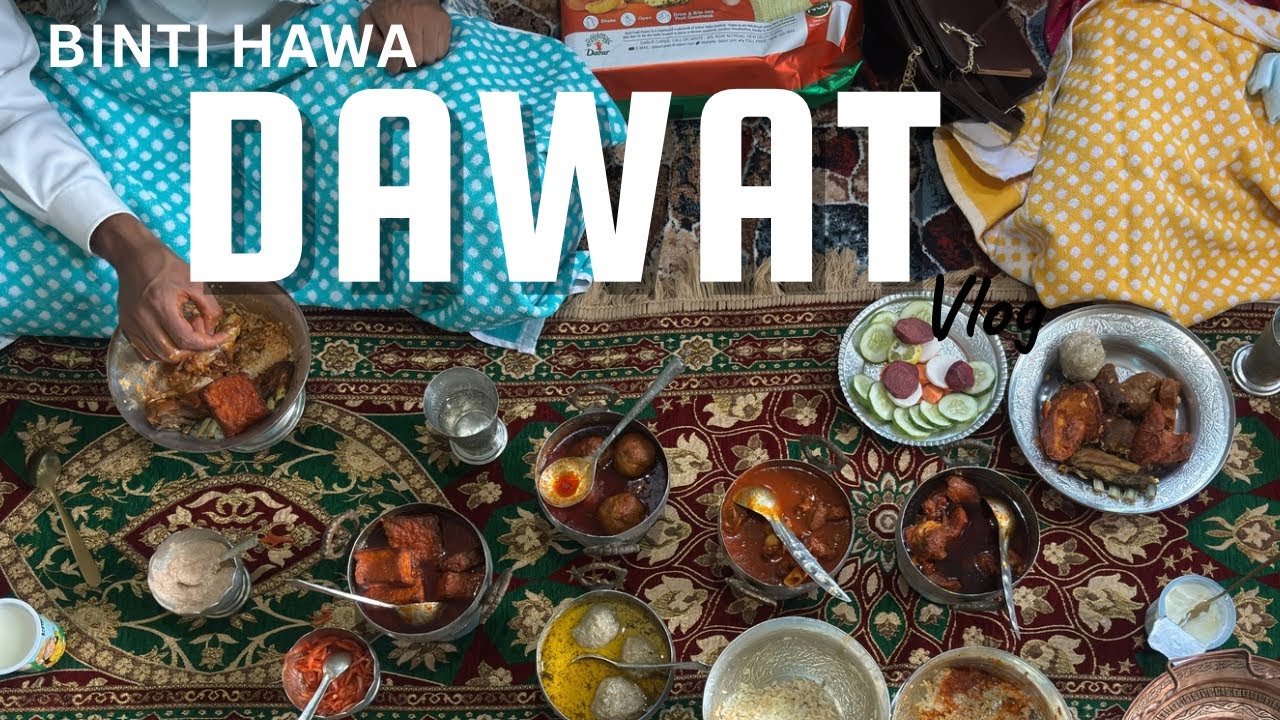 DAWAT Vlog #kashmiriwazwan 