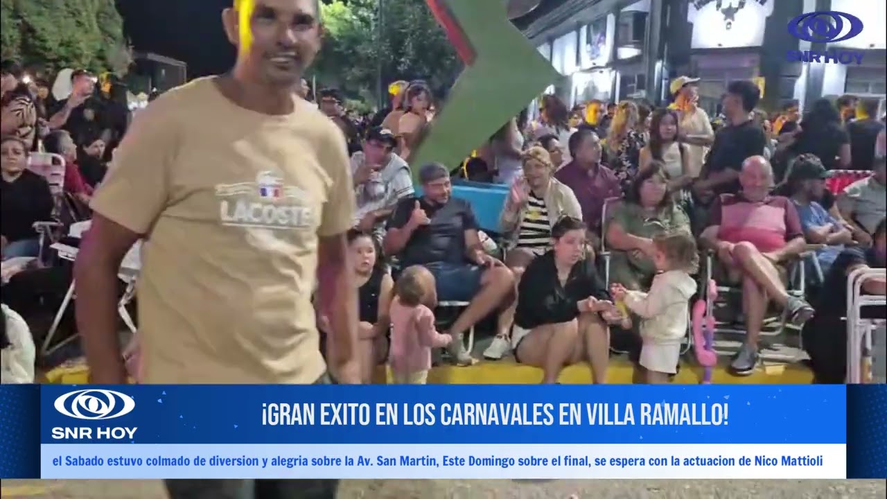 ¡Gran exito los carnavales en Villa Ramallo!