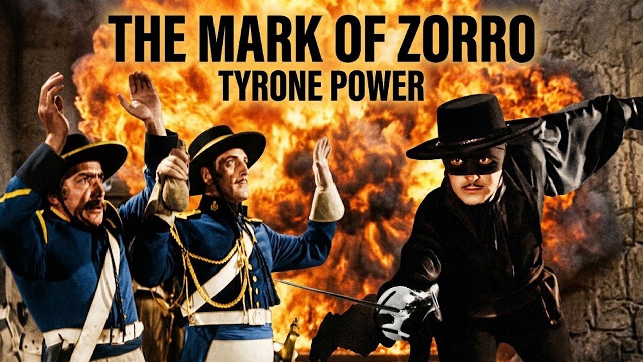 The Masked Hero's Ruthless Revenge! 🔥 The Mark of Zorro (1940)