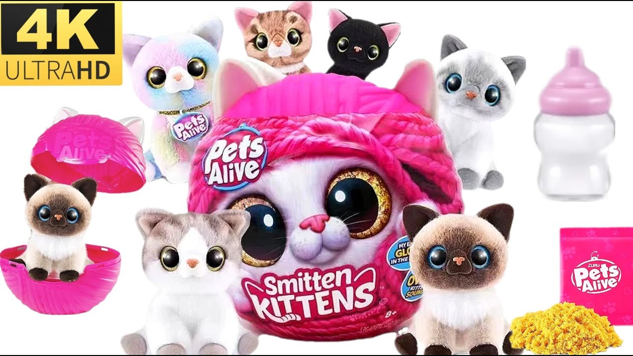 UNBOXING NEW ZURU  KITTENS SMITTEN IN MY COLLECTION| PETS ALIVE|ASMR