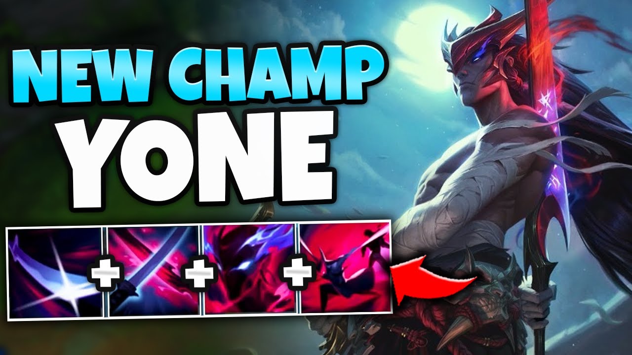 *YONE PENTAKILL* THE NEW CHAMPION YONE WILL SLICE YOU IN HALF! (CRAZY COMBOS) - League of Legends