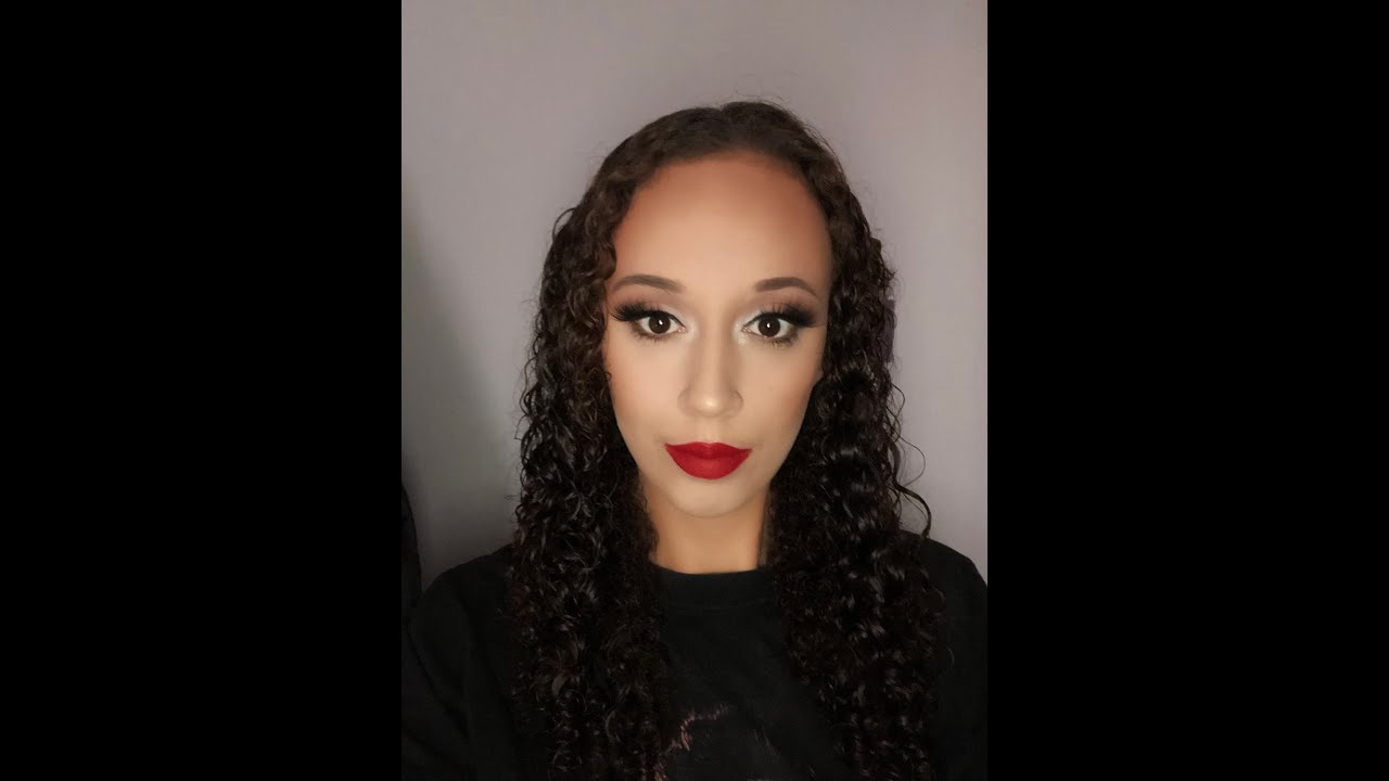 Brown Eye Look With Red Lip |Livxoxo
