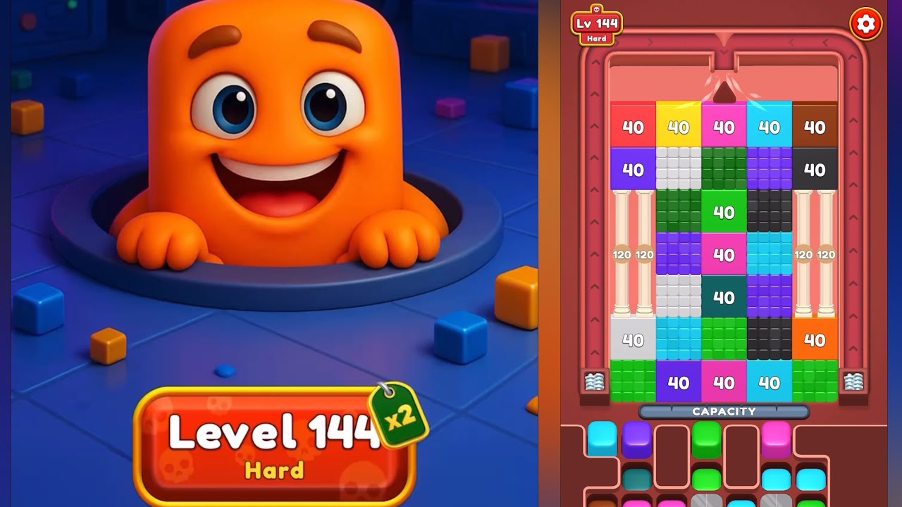 Bounce Blast Level 144 Gameplay 