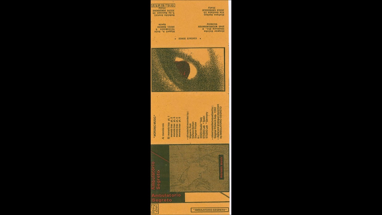 Ambulatorio Segreto ‎- Moronic Music [Old Europa Cafe]