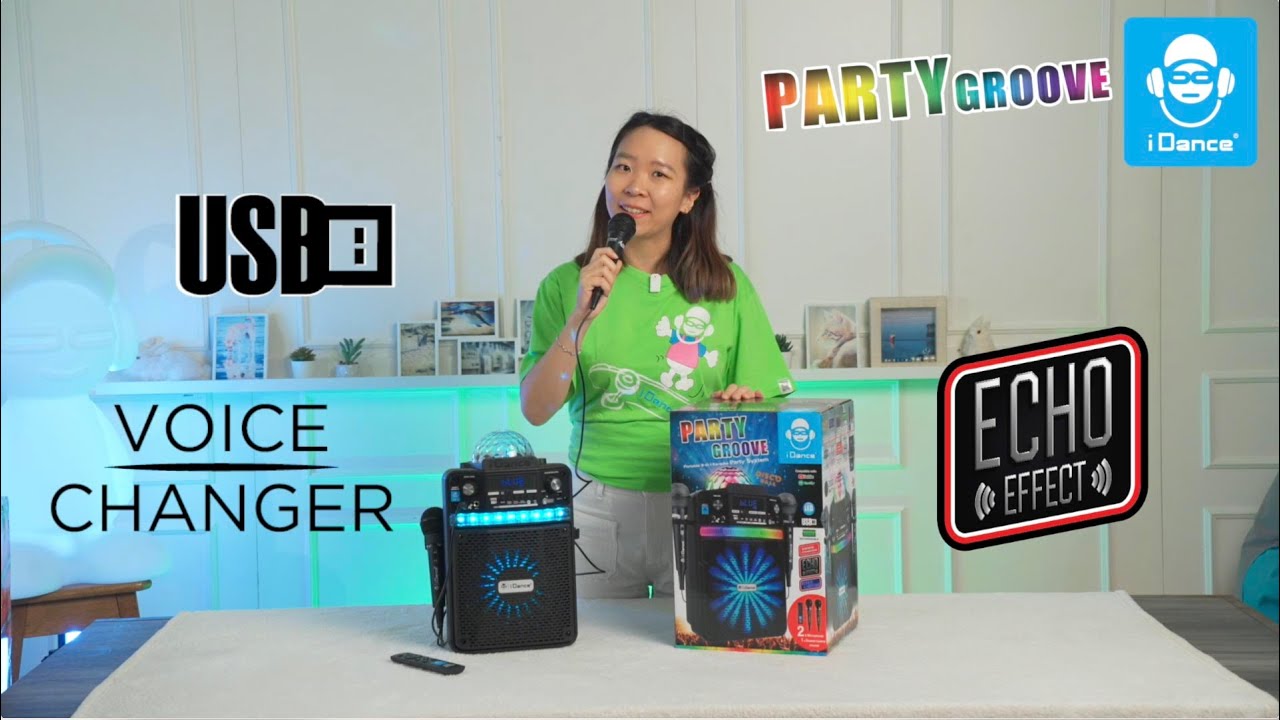iDance Party Groove Speaker Bluetooth Karaoke - Ekstra Leker