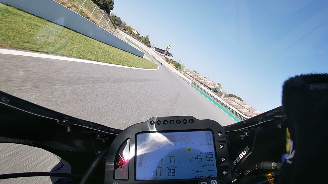 On-Board Circuit de Barcelona-Catalunya / Yamaha R6 WorldSSP / Manu González