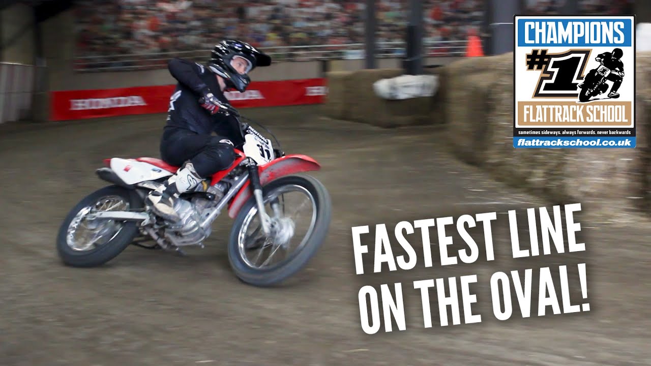 Fastest Line on the Oval - Flattrack Racing