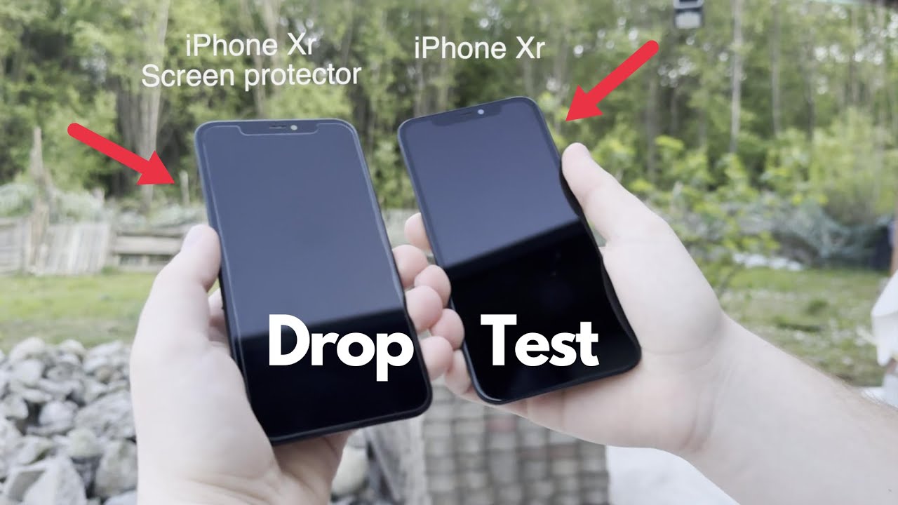 iPhone Xr Drop Test! Will The Screen Protector Make a Difference?