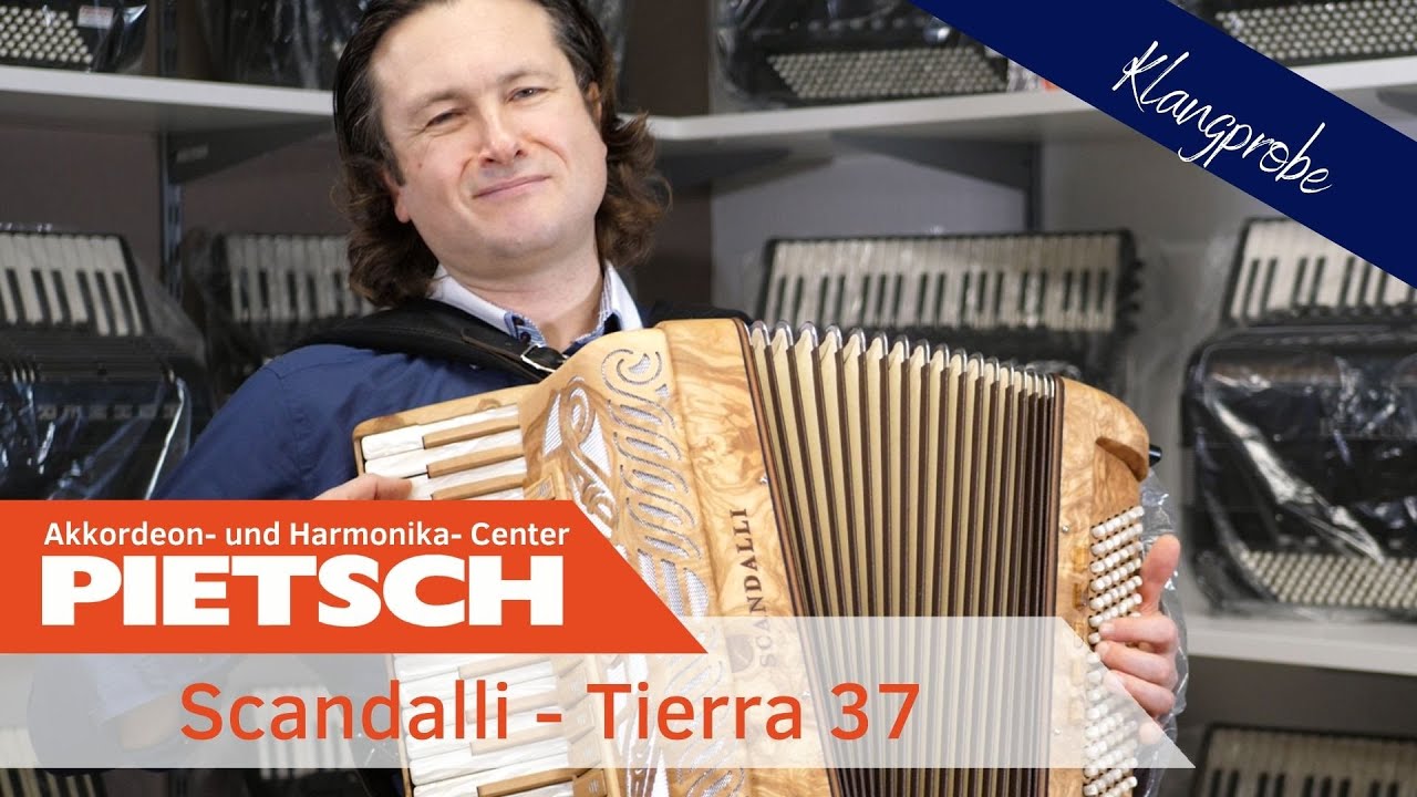 Akkordeon - Scandalli Tierra 37 Olive - Klangprobe