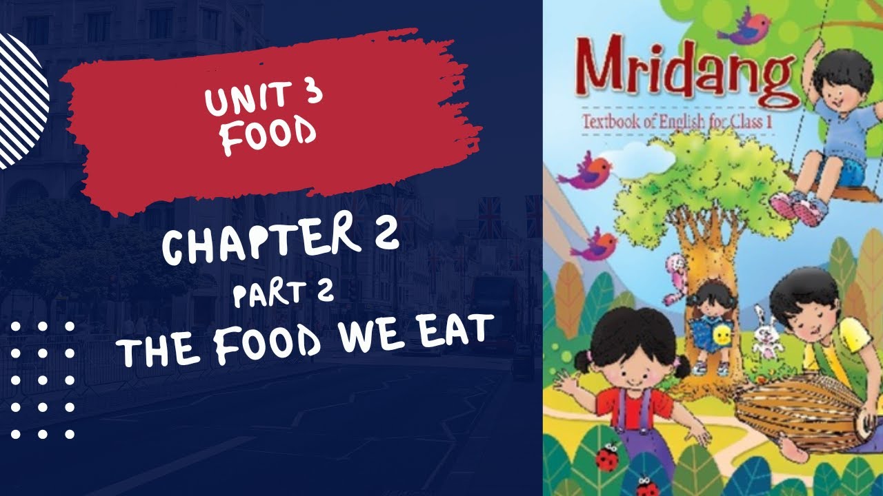 Class 1 English Mridang Unit 3 | Food | Chapter 2 Part 2 | The Food We Eat Activities & Questions