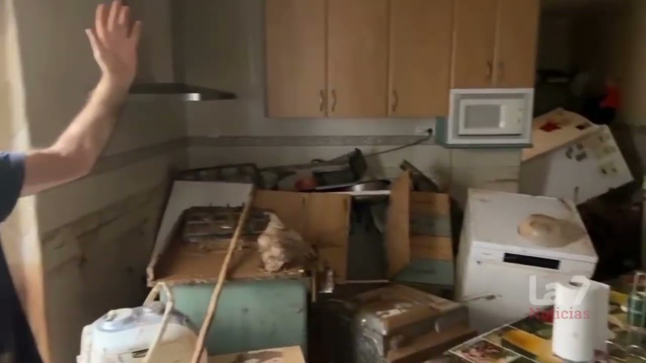 Javalí Viejo (Murcia), prácticamente destruido por las inundaciones