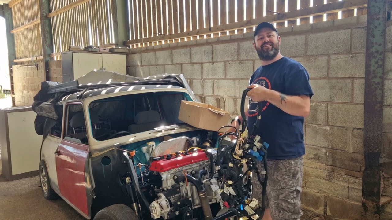 Classic Mini/Micra Engine Wiring Loom Install