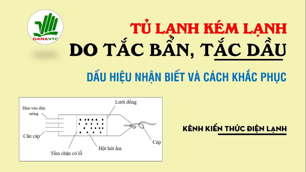 Tủ Lạnh Kém Lạnh Do Tắc Bẩn, Tắc Dầu Bôi Trơn #tulanhtacban #tulanhkemlanh #kienthucdienlanh