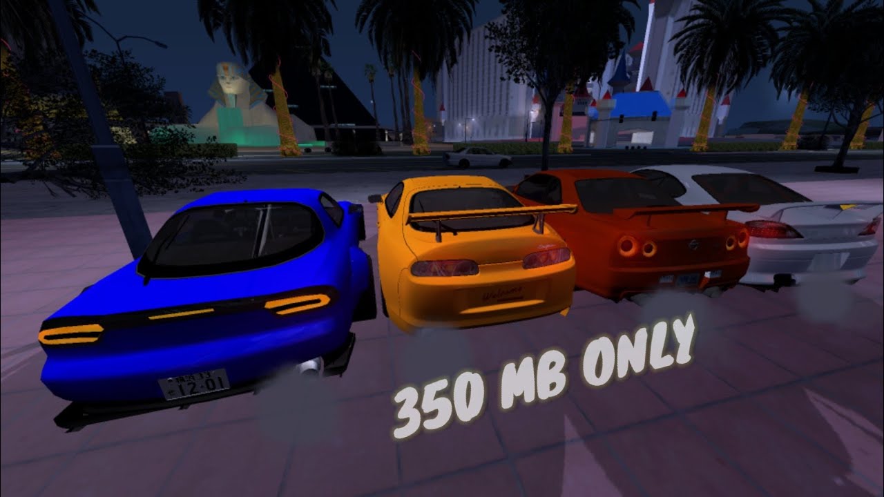 SHARE JDM  DRIFT EDITION V4 LOW VERSION REALISTIC SOUND GTA SA  LITE ANDROID #1GBRAMGTASAMODPACK