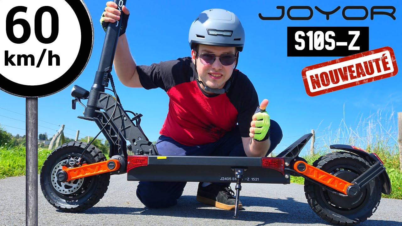JOYOR S10S Z : Un Monstre BIMOTEUR - 2000W 60V18AH - 60 km/h - Déballage et Test Complet !