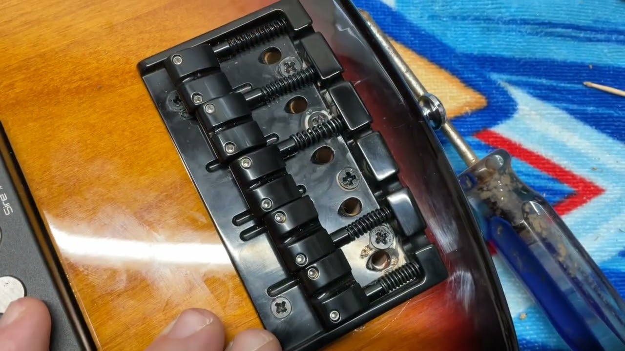 Gotoh 404BO-5 Bridge Sire Z7 Fretless 5 String Mod