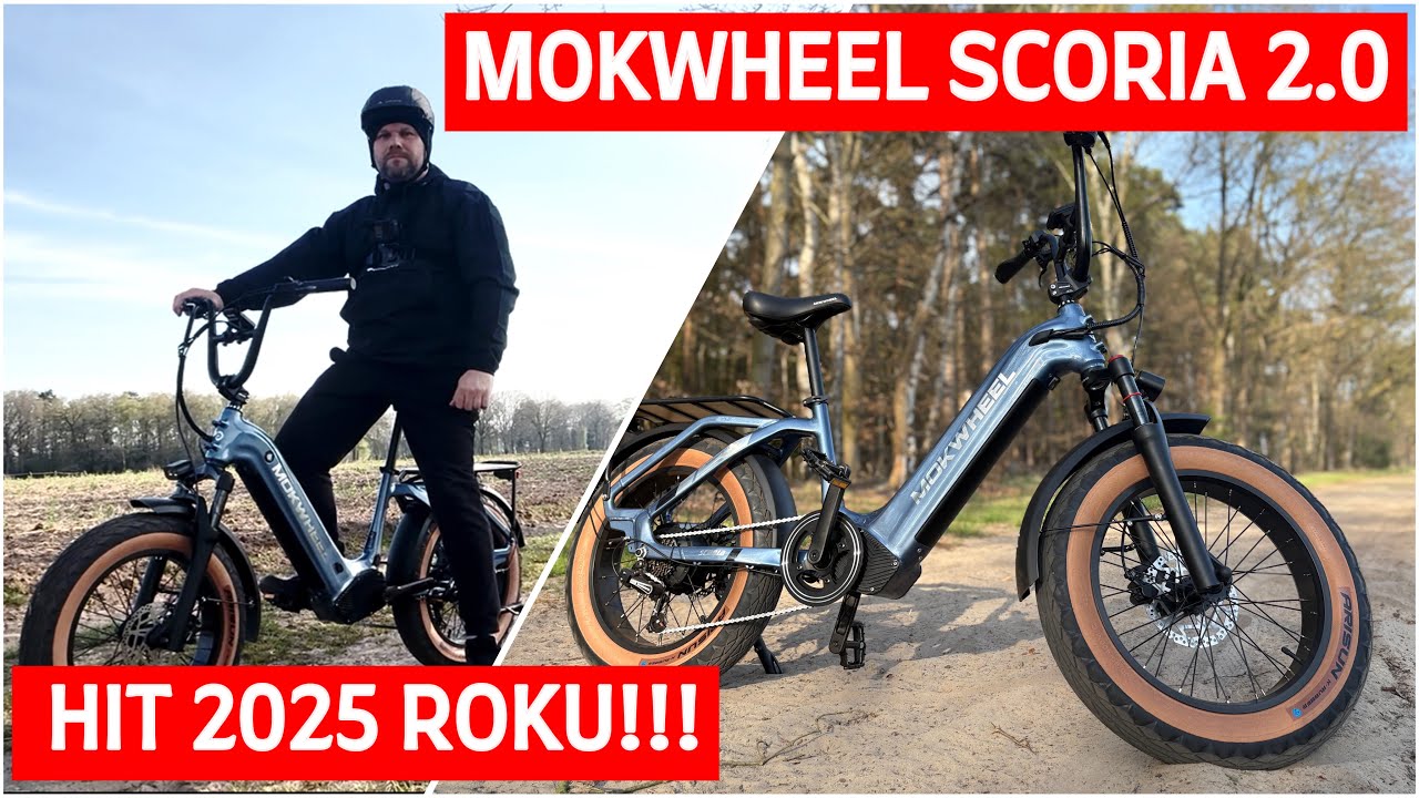 EBIKE MOKWHEEL SCORIA 2.0. Testy w terenie!!! To bedzie hit 2025 roku!!!