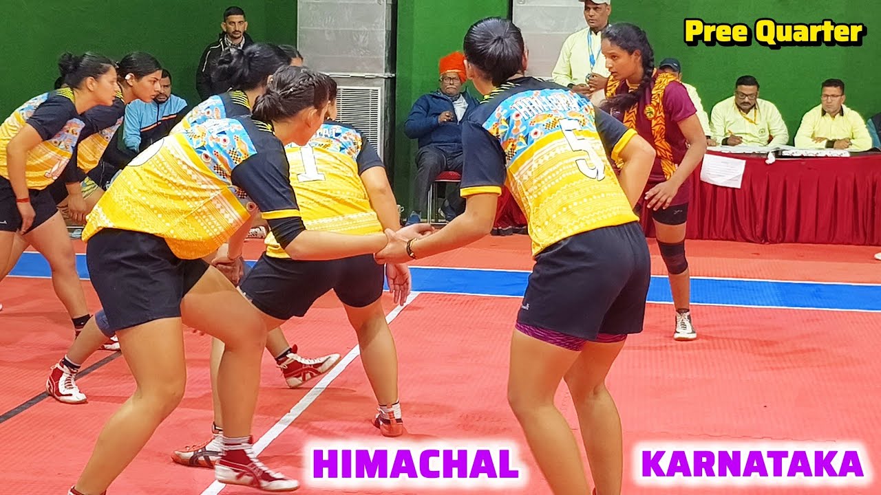 Himachal Pradesh Girls vs Karnataka Girls 50th Junior National Kabaddi Championship UK live