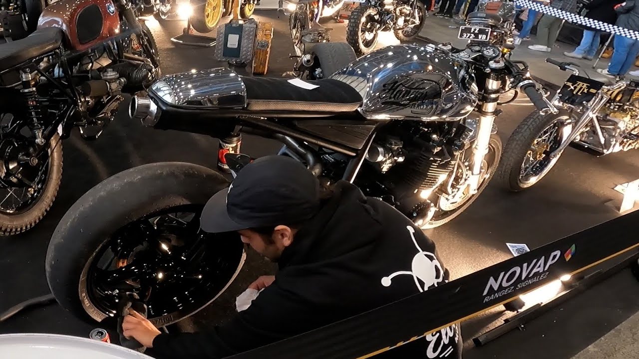 D'une épave à un Café Racer Ep 4 - J'expose au salon du 2 roues 2023
