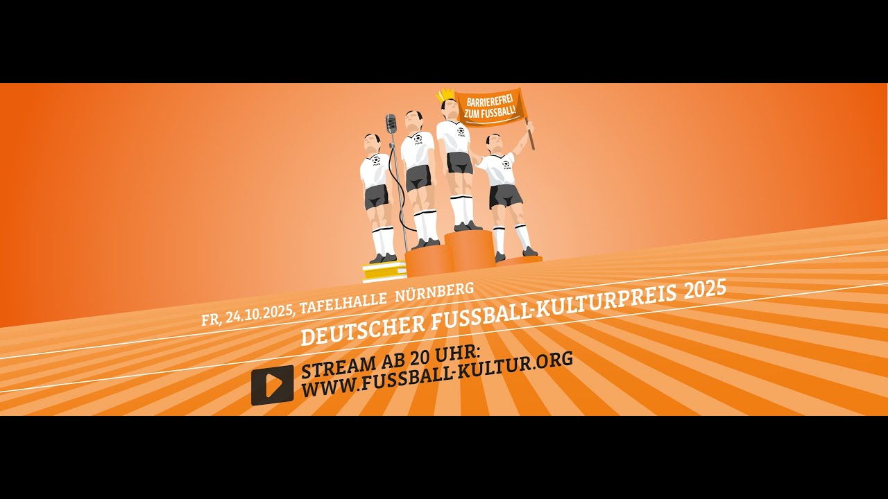 Deutscher Fu&szlig;ball-Kulturpreis 2025 - Die Gala zur Preisverleihung