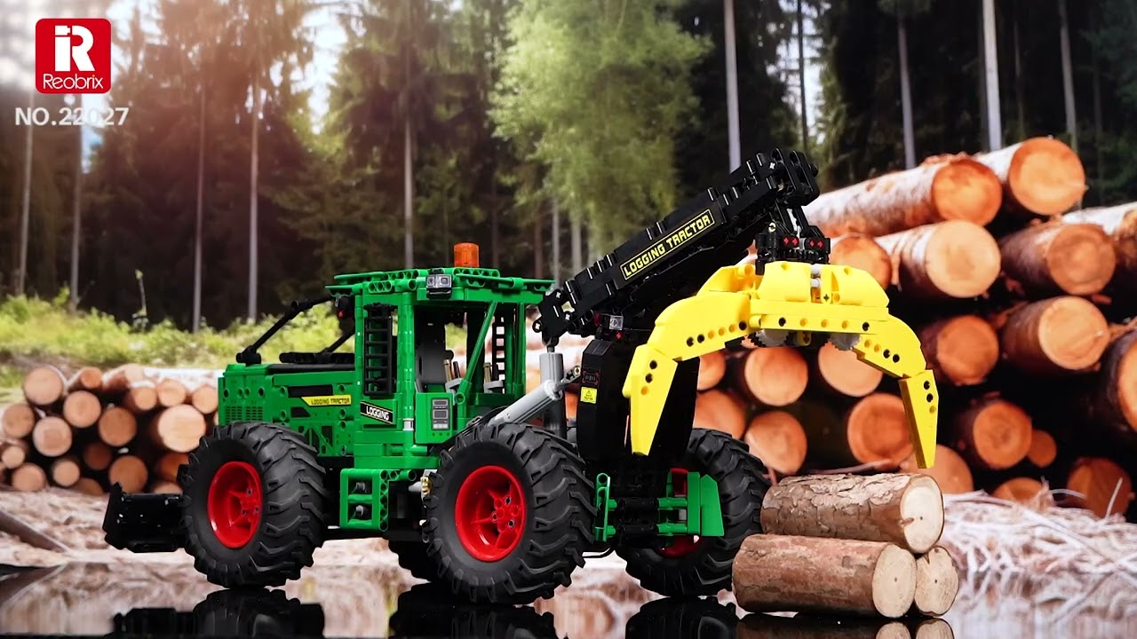 Reobrix 22027 Wheel Skidder Wooden Logs Sorter-Forstschlepper Langholzschlepper Holzernter Neu 2024