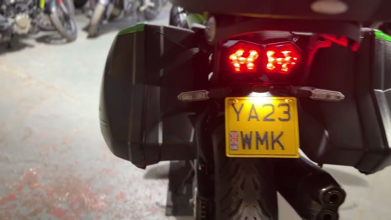 Kawasaki Ninja H2 SX walk around and sound 