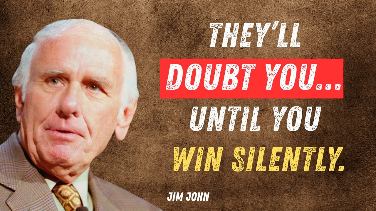 Jim Rohn 2025 | Goal Setting + Mindset Shift to Unlock Wealth | Inspirational Quotes