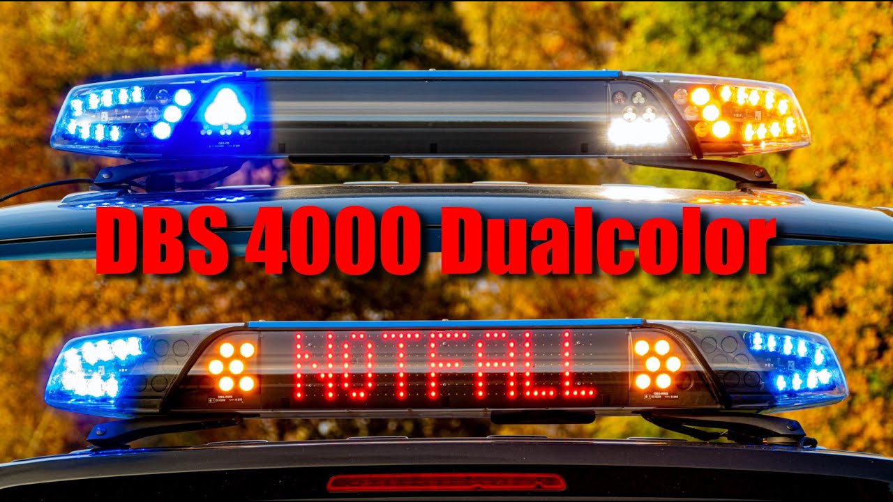 Hänsch DBS 4000 Dualcolor / Zusatzblitzer / Powerblitz / ASW / RWS / LED Matrix