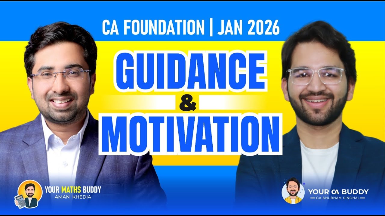 CA Foundation Students | Live Guidance Session – Hear This Before Exams with Your CA Buddy