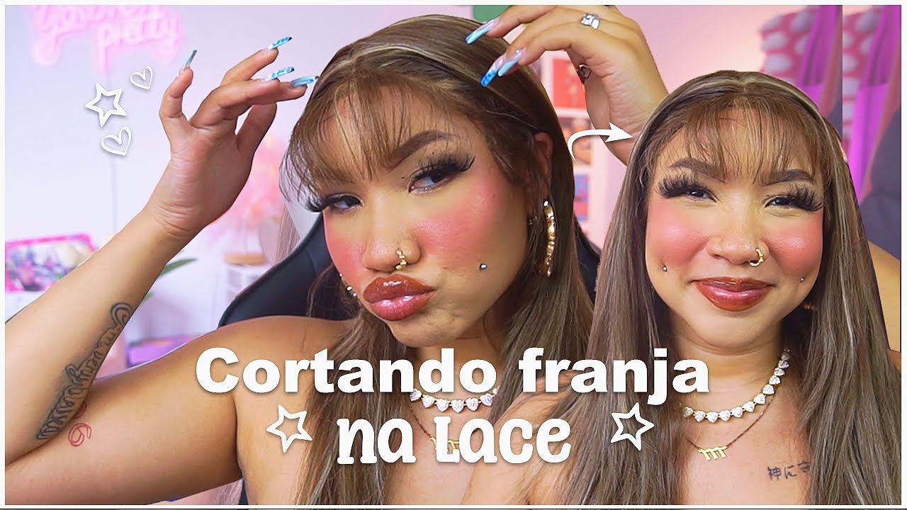 COMO FAZER FRANJA EM LACE SINTÉTICA | IZALU LACE FRONT