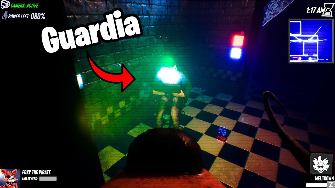 JUGUÉ FNAF PERO YO SOY EL ANIMATRONICO...