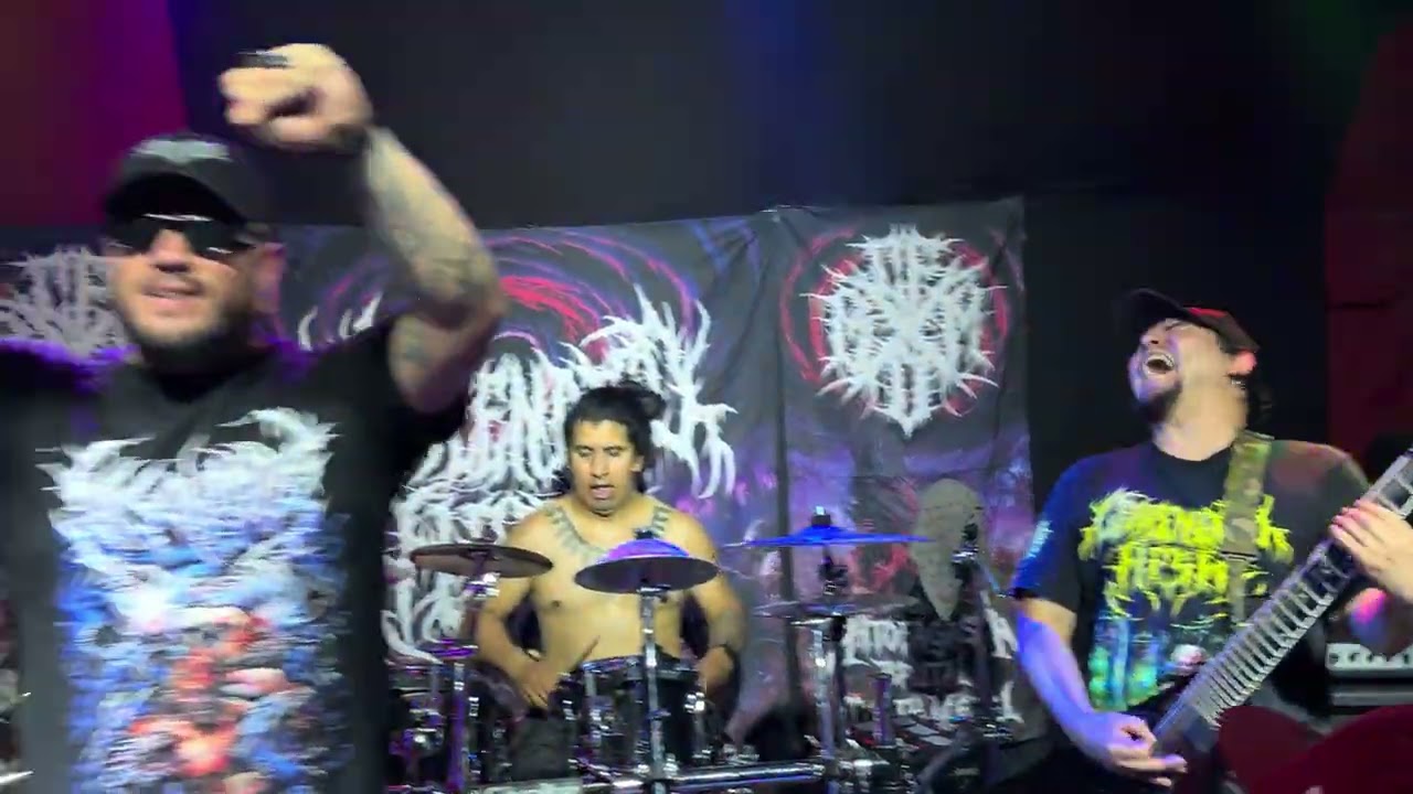 IMMOLATION OF FLESH - KILL YOUR MOTHER, RAPE YOUR DOG (DYING FETUS COVER) LIVE LA COMARCA 10-01-26