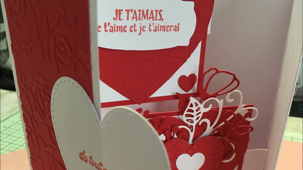 𝓒𝓪𝓻𝓽𝓮 𝓢𝓪𝓲𝓷𝓽 𝓥𝓪𝓵𝓮𝓷𝓽𝓲𝓷 ❤💖💘#carte#saintvalentin#carterie#faitmains#scrapbooking