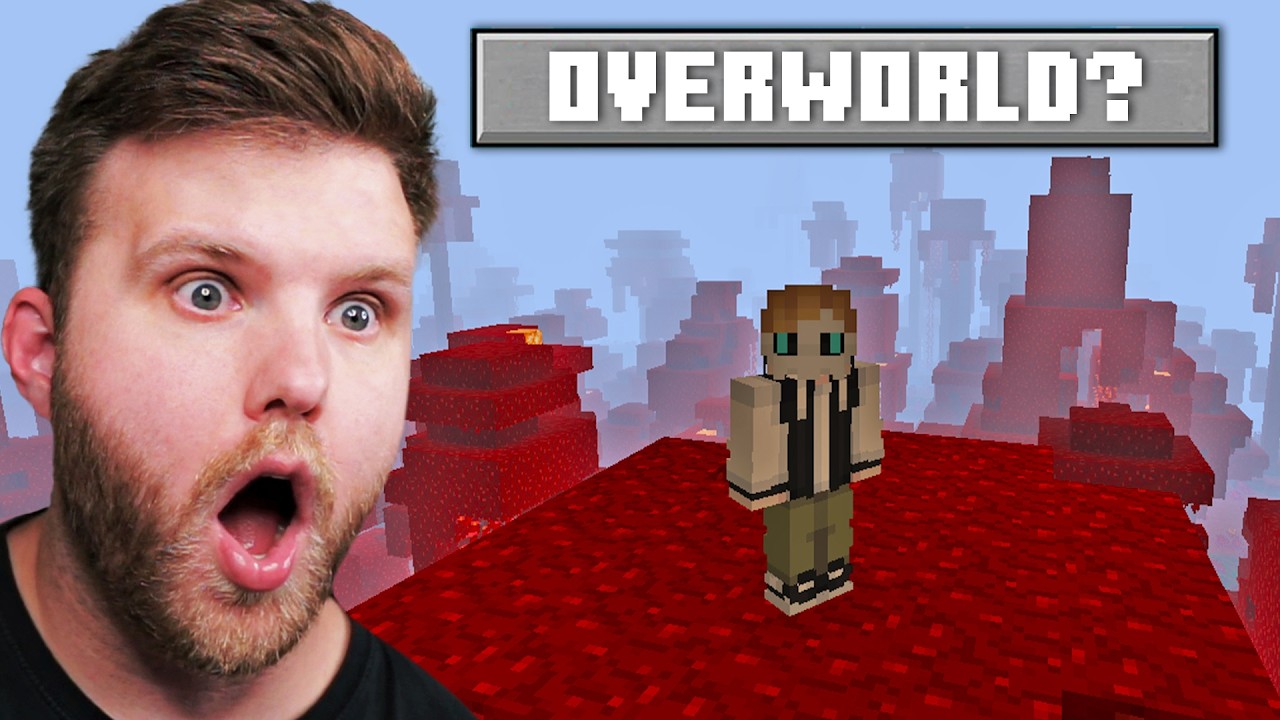 Minecraft, But The Nether And Overworld Are SWAPPED!