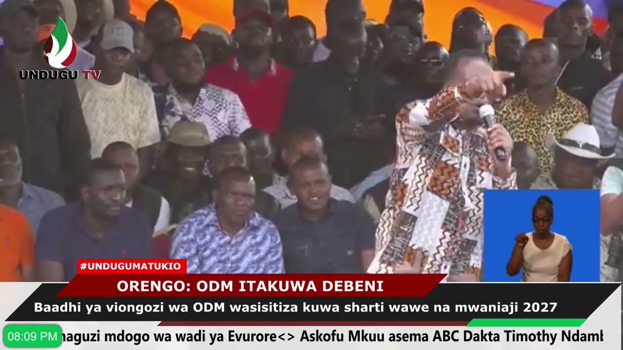 Baadhi ya viongozi wa ODM wasisitiza kuwa sharti wawe na mwaniaji 2027