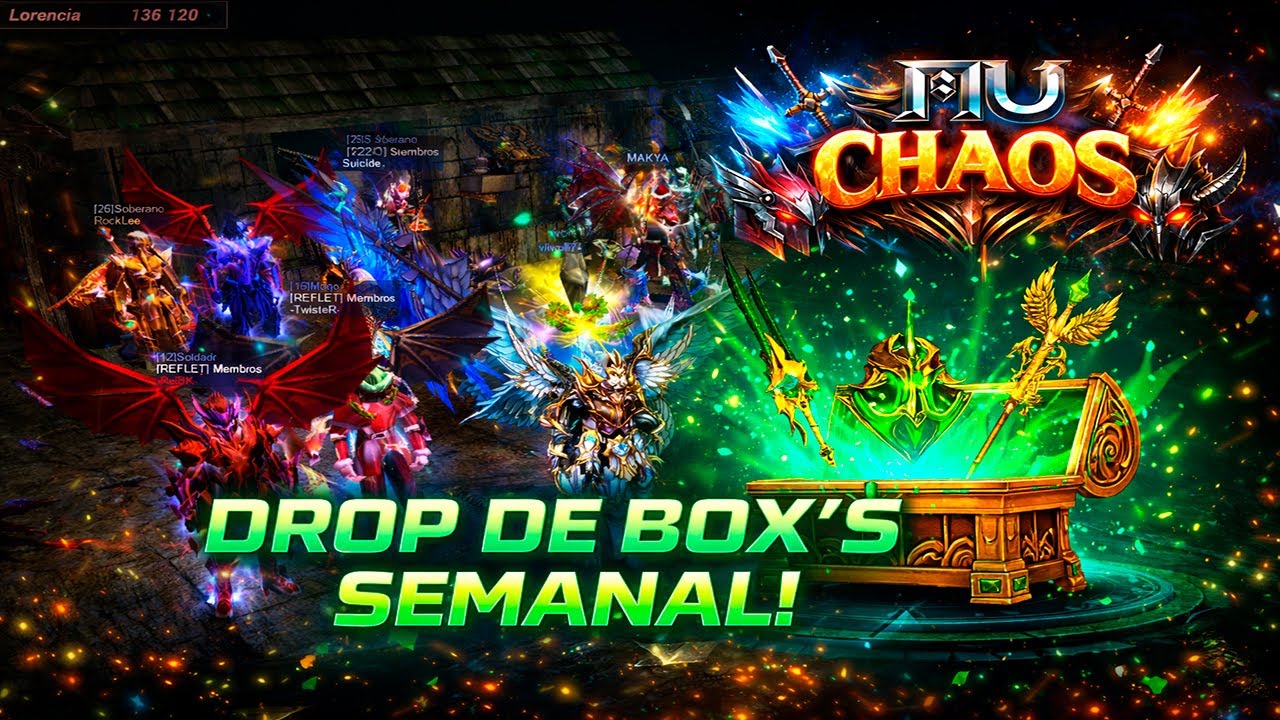 FARMANDO ITENS FULL NO EVENTO DE BOX SEMANAL![ MU CHAOS]🟡AO VIVO🟡