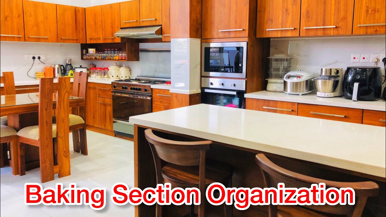 Baking Section Organization | kitchen Pantry Cupboards part 2 |කුස්සියේ බෙකිං කබඩ් පිලිවෙලට තියාගමු