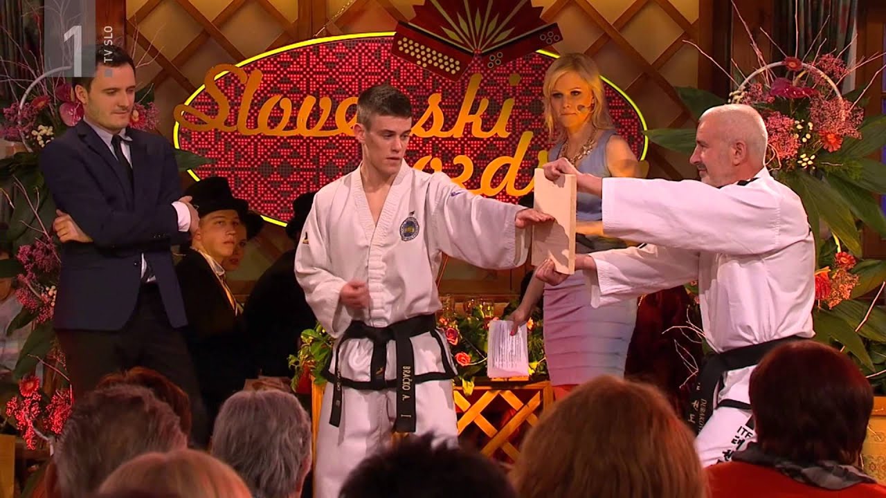 Izziv - Blaž &Scaron;vab in taekwondo (Slovenski pozdrav, 1.5.)