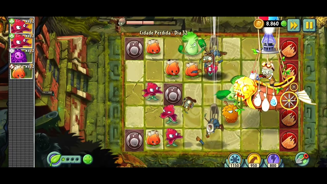 Plantas vs zombis 2 Boss final capítulo 5. 
