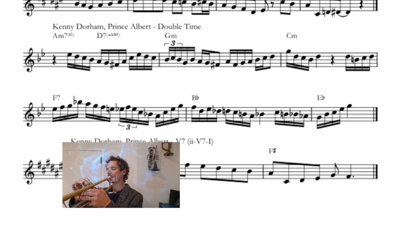 Clarke Study (knock off) alla Kenny Dorham Style, Ex 26