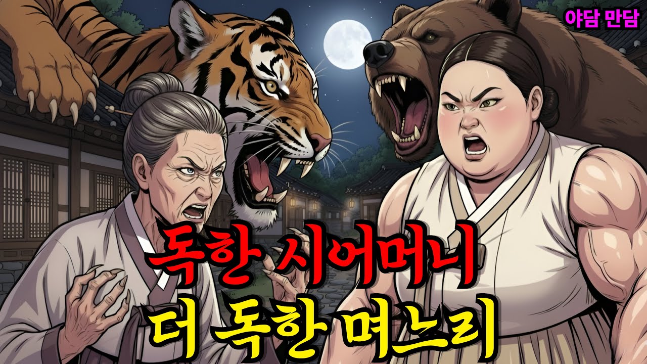 호랑이 시어머니 이기는 곰 며느리 |야담|만담|옛날이야기|옛날만담|