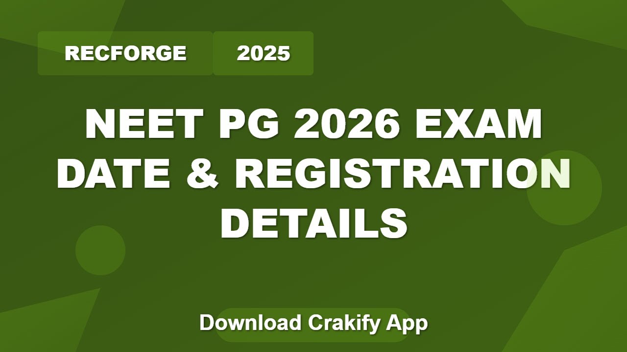 NEET PG 2026 Exam Date & Registration | NBE Updates & Tips